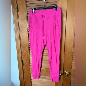 HALARA Track Pants jogger in pink size Large NWT